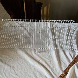 White Wire Shelf Divider